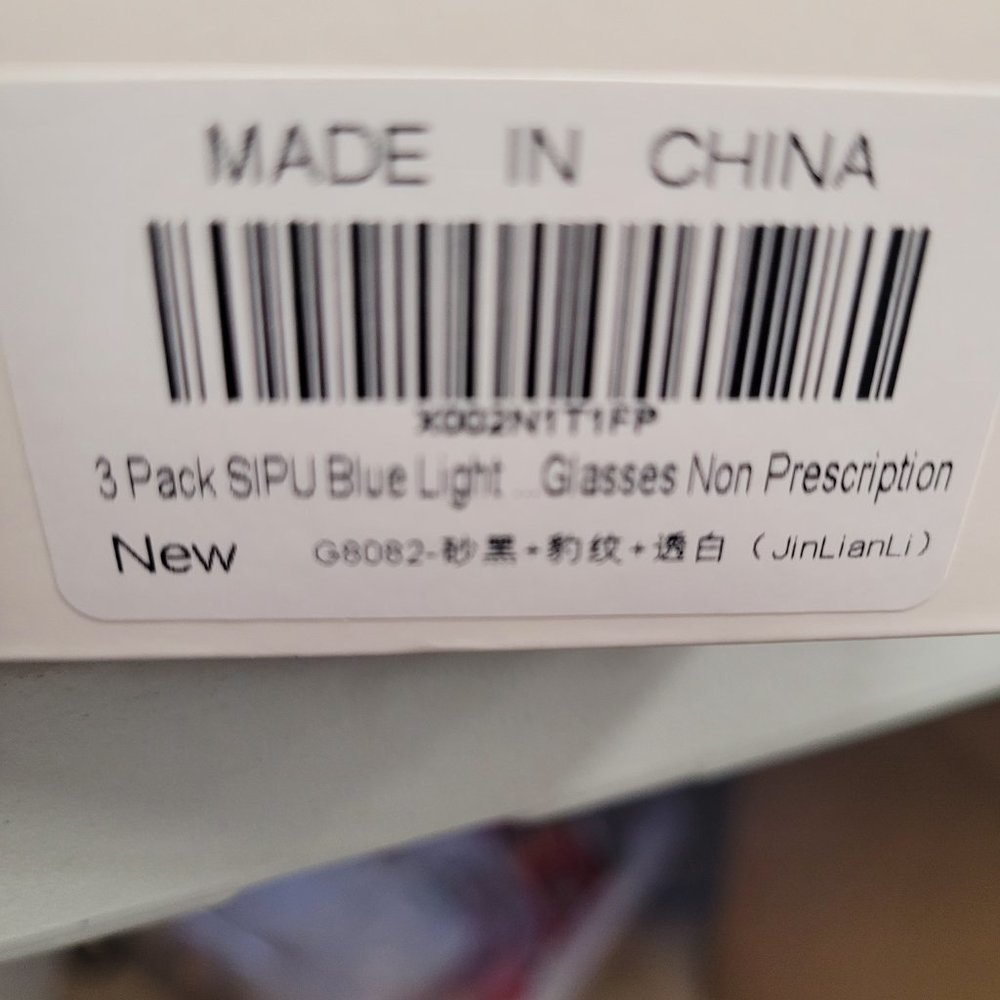Sipu Blue Light Blocking Glasses. 3 Pairs.  Non Prescription - Picture 5 of 5